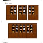 Affordable Solid Wood Furniture Filing Cabinet with Drawer Wood 2 Door File Cabinet, MDF Bookcase File Cabinets Storage Cabinet Office Furniture