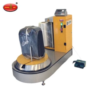 Airport luggage wrapping machine, Top Quality Automatic Pallet Shrink Wrap Machine