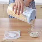 Airtight Food Storage Containers Plastic BPA Free Kitchen Pantry Storage Containers for Rice Mung bean soybean red dates Barley