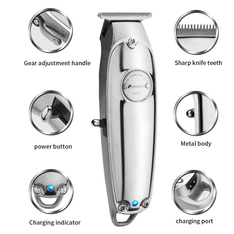 All Metal Home rechargeable haircut machine All in 1 Lithium Powered Grooming salon barber  hair clipper Trimmer professional