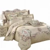 ALLBRIGHT sateen fabric made duvet cover set 3d printed bedding set 3pcs cotton bed sheet