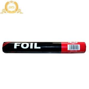 Alloy 8011 manufacture 9 micron silver foil retail roll for food