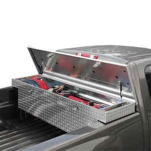 Aluminum Checker Plate  UTE Tool Storage Box for Pickup Trucks