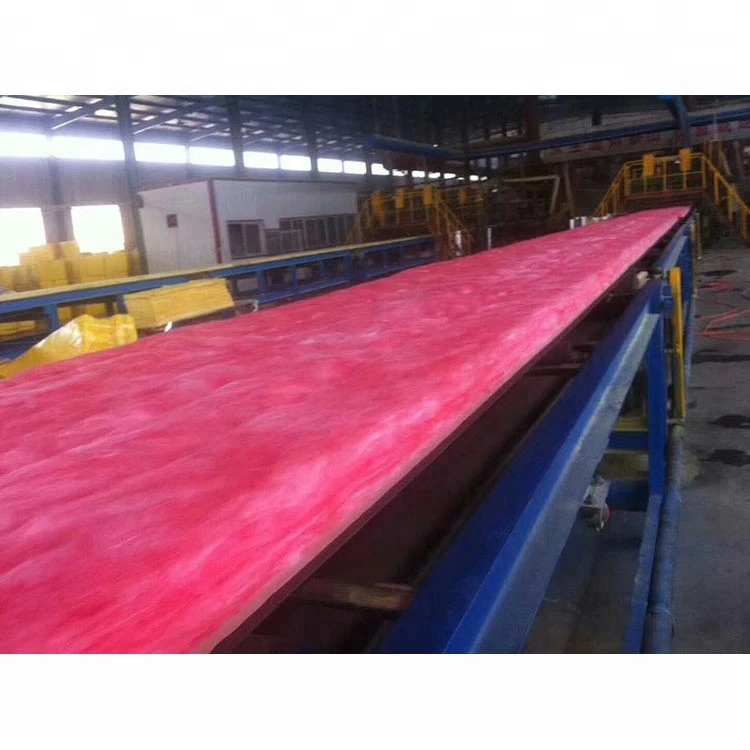 aluminum foil pink fiber glass wool constructing insulation materials