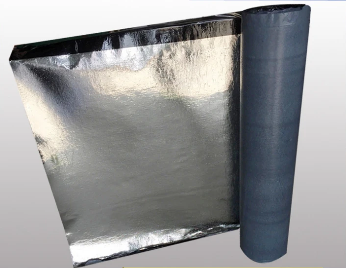 aluminum foil self adhesive bitumen waterproof membrane