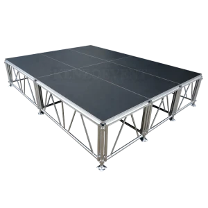 Aluminum Structure Lightweight Stage Portable Mobile Stage