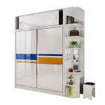 aluminum wardrobe closet clothes  portable  aluminum bedroom wardrobe