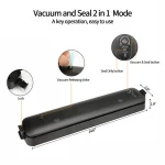 Amazon Best Seller Automatic Food Vacuum Sealer Machine Household Vacuum Food Sealer Portable Vacuum Packing Machine with 15 Bag