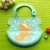 Import Amazon hot sale baby Waterproof and soft Silicone  bibs for infant feeding food grade Silicone baby bandana drool bibs from China