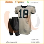 American Football Uniform - Grey