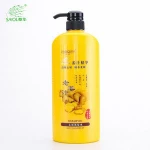 Anti-dandruff natural ginger nourish care shampoo hair care product  for men