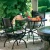 Import Antique wrought iron garden chair cast iron outdoor furniture from China