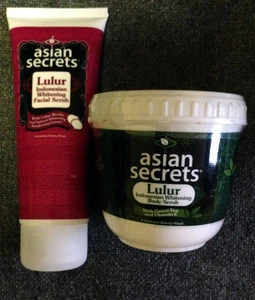 Asian Secrets Lulur Indonesian Body Scrub and Facial Scrub Set