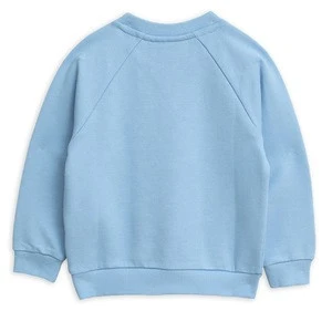 ASUKIDS light blue long sleeve baby boy hoodies organic cotton kids sweatshirt