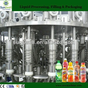 Auto Juice Filling Equipment/Tea Production Line/Fruit 3-in-1 Plant