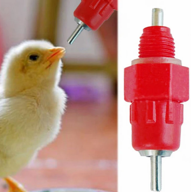 Automatic chicken waterer with poultry drinker nipples / 360 Angle Chicken Poultry Supplies Feeding & Watering