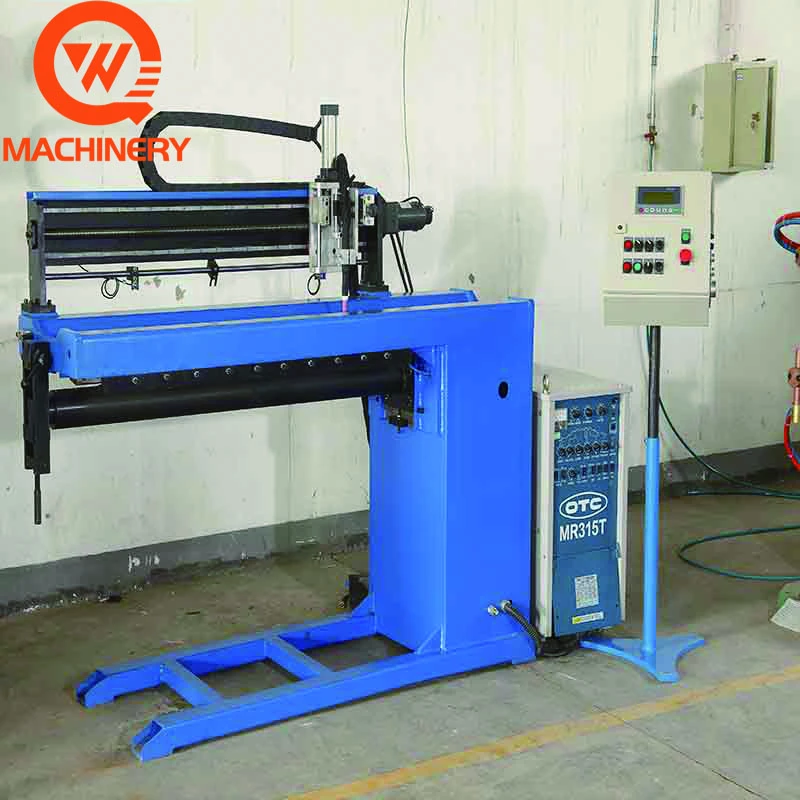 Automatic longitudinal seam welding machine that suitable for circular tube type work piece welding