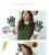 Import Autumn and winter new thick warm gloves with touch screen plus cashmere snowflake pattern ladies hand gloves from China