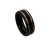 Import Azorde Jewelry black Tungsten steel ring 8MM Blue Mens Wedding Bands gold thin line from China