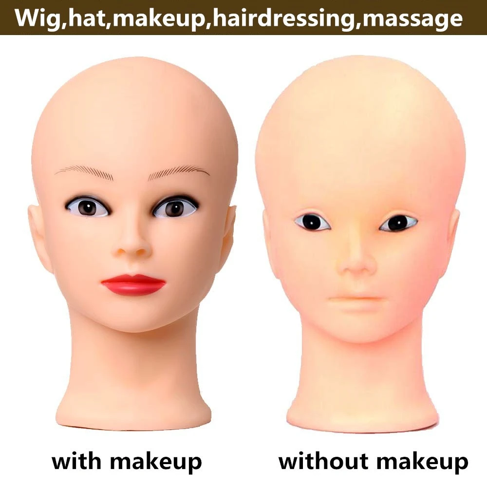 Bald mannequin head wholesale hairdressing training mannequins head