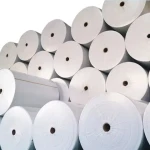 Bamboo fiber viscose polyester nonwoven non woven wipes raw materials cleaning cloth spunlace wipe roll