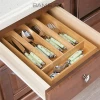 Bamboo Kitchen Cutlery Tray 5 Compartment/Bamsira_BSCI