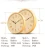Import Bamboo Silent Sweep Quartz Wall Clock , Cheap Wood Wall Clock With Good Function from China