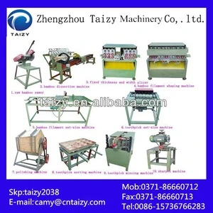 Bamboo slicing machine to make toothpick chopstick | incense stick making machine