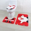 Bathroom accessories non slip shower funny bath mat christmas bathroom rug set