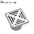 Import bathroom kitchen terrace balcony drainage sewage wast water  plastic and 304 stainless steel  floor drain from China