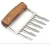 Import BBQ tool for knife wooden handle meat fork from China