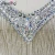 Beaded evening dress tassel fringe and trims rhinestone applique for bridal evening dress WDP-298