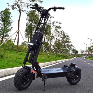 Beautifully designed 6000W Powerful Dual Motor Electric scooter with stable dual shock absorption system is worth for adults