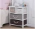 Import bedroom solid wood furniture storage nightstand with Straw Basket Drawers from China