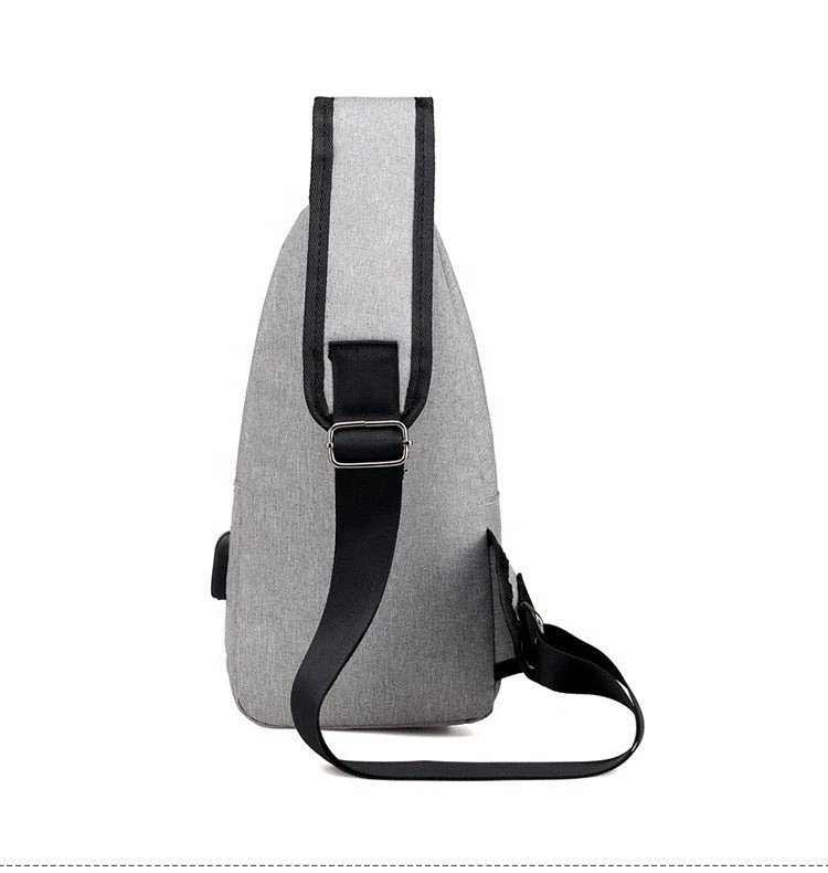 Best price leisure usb strap outdoor sports travel backpack men sling cross chest bag