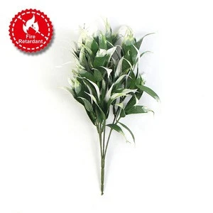 Best quality D088 white color natural artificial branch plants for plant wall