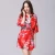 Import Best sell women mid sleeve plus size home wear printed bathing gown for lady from China