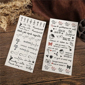 Best Selling 3D Fashion Design Different Pattern Temporary Tattoo Sticker