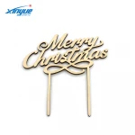 Best selling Laser engrave cake topper for Wedding decorations