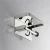 Import Best selling metal simple stainless steel wall mount tissue toilet roll paper holder from China