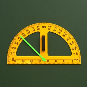 Big Size ABS Plastic Teaching Protractor With Strong Magnetic
