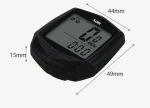 Bike Waterproof Wired Multifunctional Bicycle LCD Computer Speedometer Cycling O