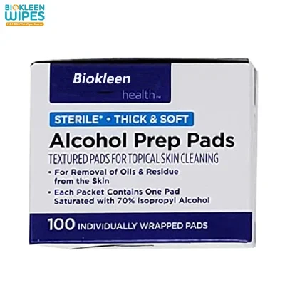 Biokleen Custom Factory Price Isopropyl Alcohol Pad and 70% Isopropyl Alcohol Pad Wipes