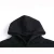 Import black cotton fleece hoodies for men and custom printed logo sweatshirts without drawstring from China