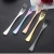 Import Black silverware silver gold restaurant PVD stainless steel cutlery set from China