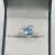 Import Blue Topaz Jewelry 925 Sterling Silver Engagement Sky Blue Topaz Jewelry Oval Blue Topaz Jewelry With Diamond from China