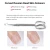 BORN PRETTY PRO Professional Nail Curved Russian Dead Skin Scissors Stainless Steel Nail Art Tool