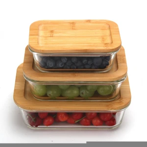 Brand newbamboo lid packaging container food box