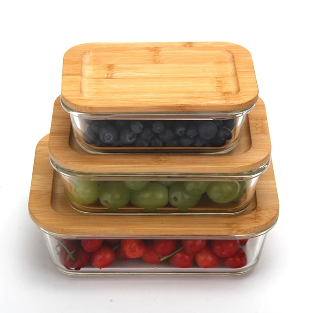 Brand newbamboo lid packaging container food box