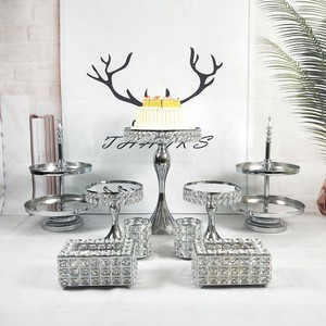 Bread Display Decorating Supplies Tools Dessert Plate Pop Rack 3 Tier Wedding Metal Bling Cake Stand